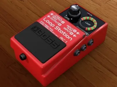 Boss RC-1 3D model