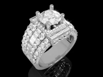 Men Ring 6 3D print model