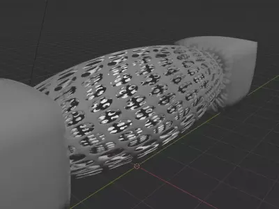 Abstract geometric shape Free low-poly 3D model