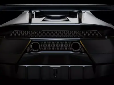 3D Sports Car 3D model