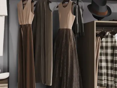 Wardrobe 47 3D model