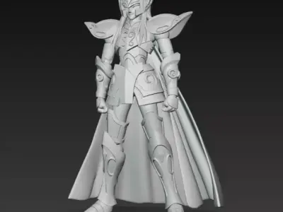 Saint Seiya - Camus Aquarius 3D print model
