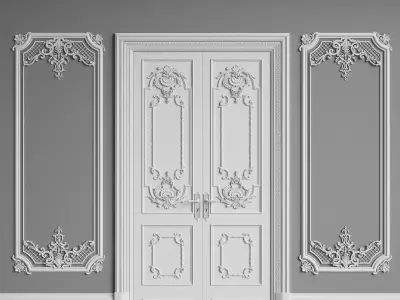 Classic Interior Walls 3D model