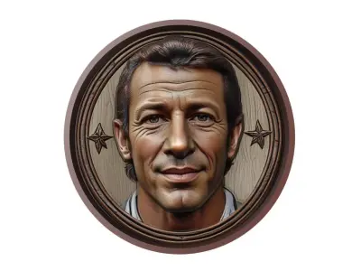 Alessandro Del Piero Footballer Medallion 3D print model