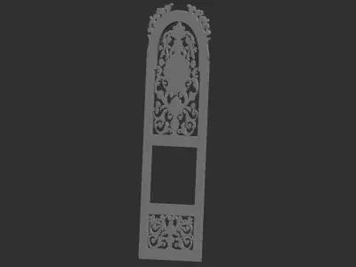 Church Door panel  3D model