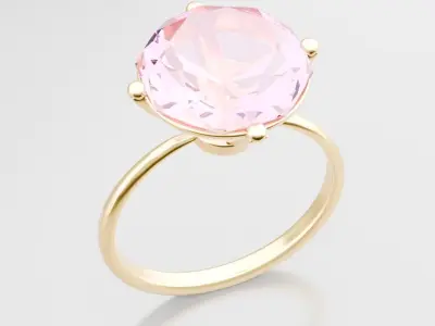 Ring Model Low-poly 3D model