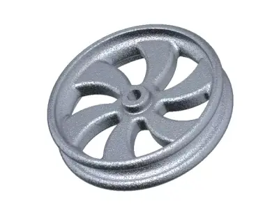 Classic Alloy Wheel Rim 3D print model