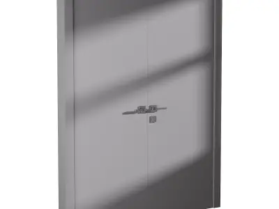 Optima Shambor Double doors Belldinni Modern Interior Door 2 3D model