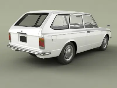 Toyota Corolla Wagon KE16 3D model
