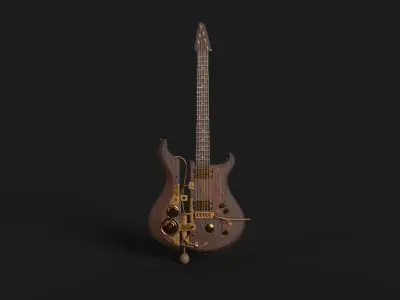 Guitar 3D model