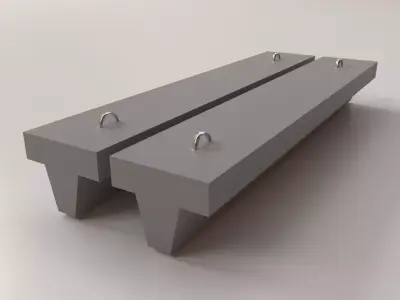 Concrete Beam 3D model
