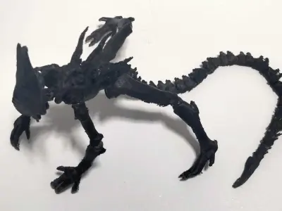 REAL ALIEN XENOMORPH FLEXI Free 3D print model