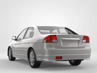 Honda Civic VTEC 2 3D model