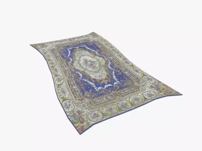 Medieval Carpet V7 Low-poly 3D model