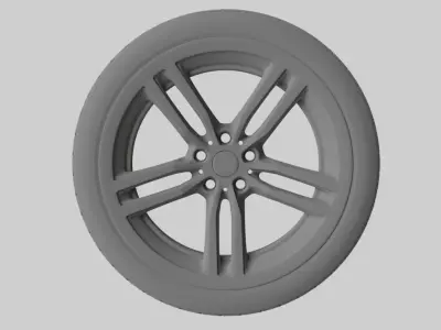 car tire 3D model 12