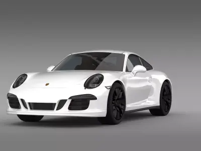 Porsche 911 Carrera GTS Coupe 991 2015 3D model