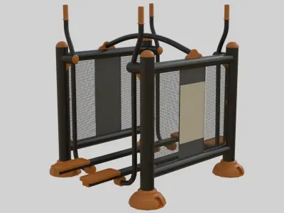 Playground Sport Equipment - 03 Low-poly 3D model