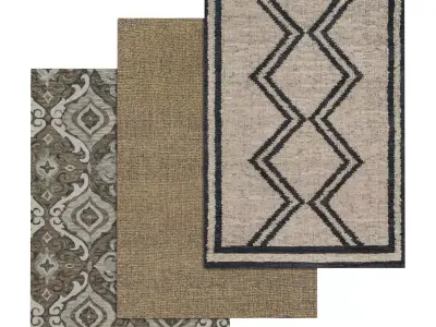 Rug Set 1078 3D model