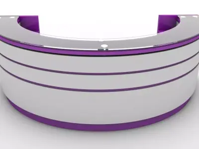 Studio desk Free 3D model