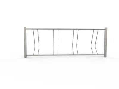 Bike Rack M08 Low-poly 3D model