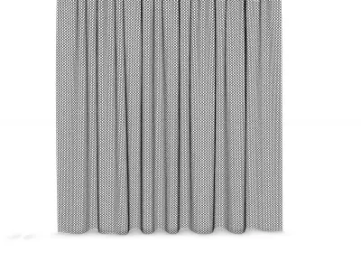 metal chain curtain 3D model