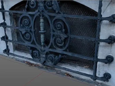 Metal grate Free 3D model