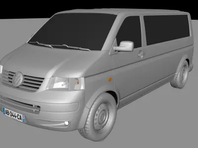 Volkswagen Transporter T5 3D model
