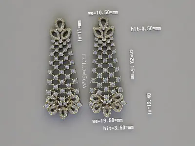 FASION EARING  3D model purchase