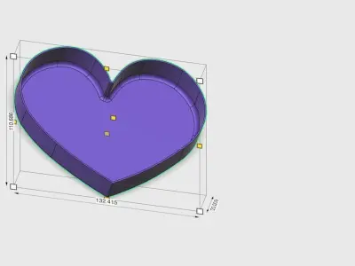 Heart box Free 3D print model