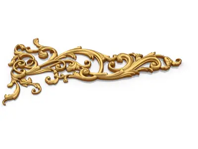 Classic decor ornament 176 3D print model