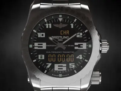 Breitling Emergency II Watch  3D model