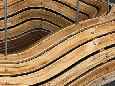 Bagel wood board decor n2 3D model