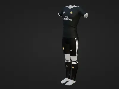 Real Madrid Sportwear Low-poly 3D model