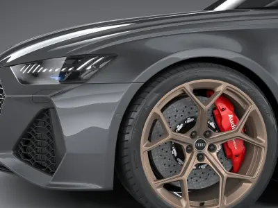 Audi RS6 Sedan 2024 3D model