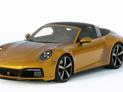 Porsche 911 Targa 4 2021 3D model