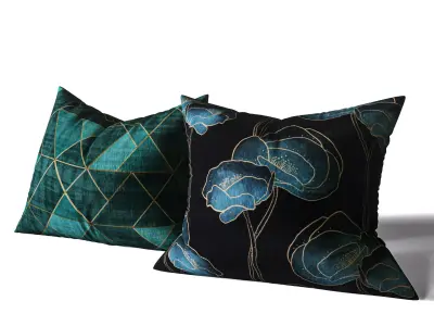 Pillow Set 05 3D model