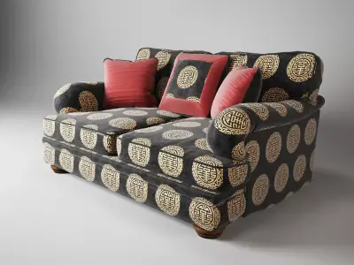 Duresta Blanchard Medium Sofa 3D model