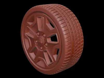 Car Wheel 3D model by joule007 from CGTrader