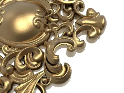  decorative pattern ready for 3D printing 3D model