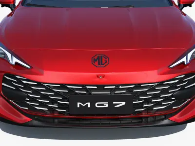 2025 MG7 with interior 3D model