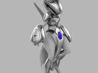 Cyber Mewtwo on Birth Chamber Capsule  3D print model