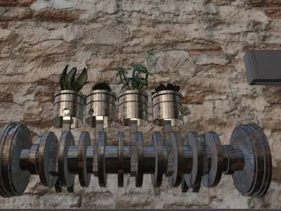 The Living Machine Free 3D model