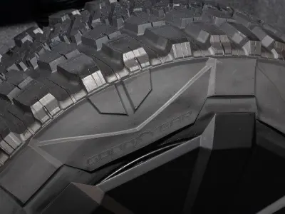 Tires Goodyear Tesla Cybertruck  3D print model