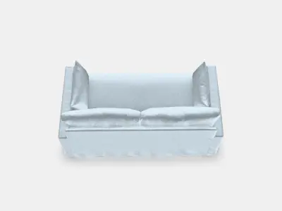 HYLTARP Cover for 2-seat sofa 3 3D model