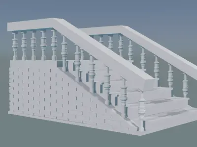 Modern Staircase Design 3D print model