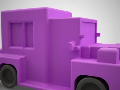 Toy Truck 3D print model
