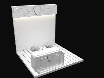 Booth Exhibition Stand a623e  3D model