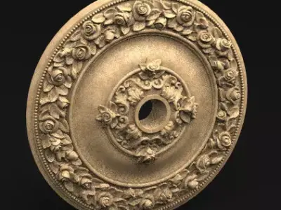 Ceiling Relief 3   3D model 3D print model