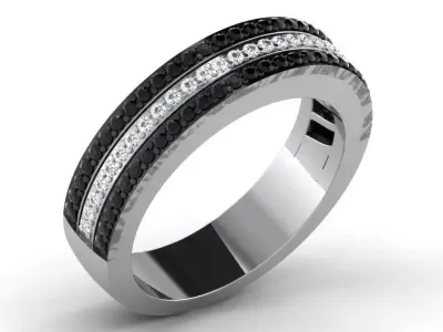 Diamond Ring For Women 3d Print Model 3D print model order