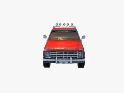 Old Car 3 Low-poly 3D model